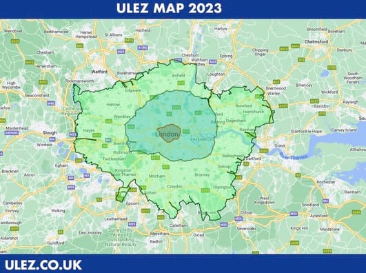 ULEZ map 2023