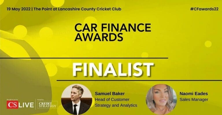 Car finance awards finalist