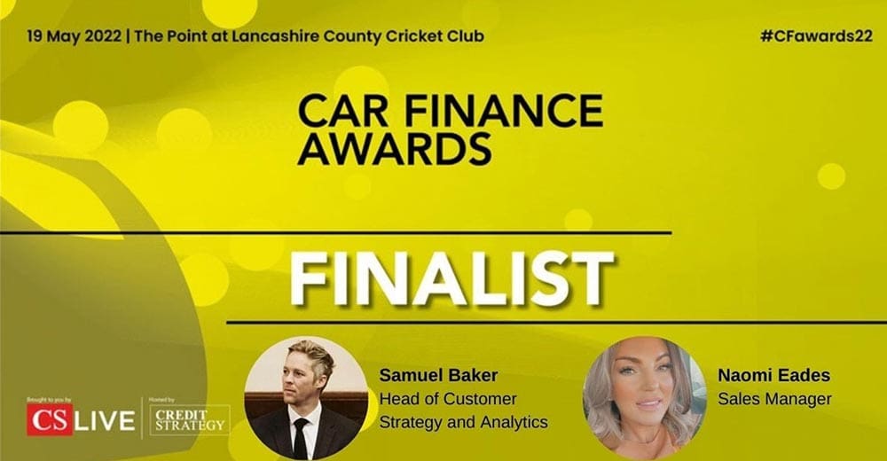 Finalists for 3 Awards at Car Finance Awards Moneybarn