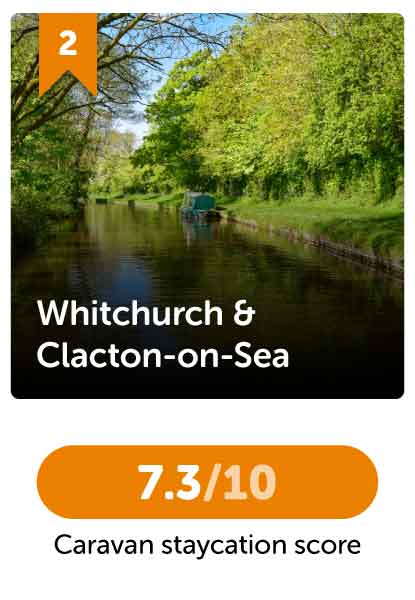 Whitchurch & Clacton-on-Sea 2nd caravan staycation