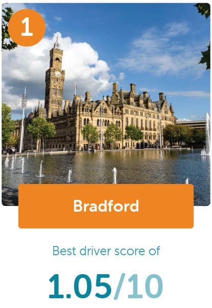 bradford 1st worst drivers