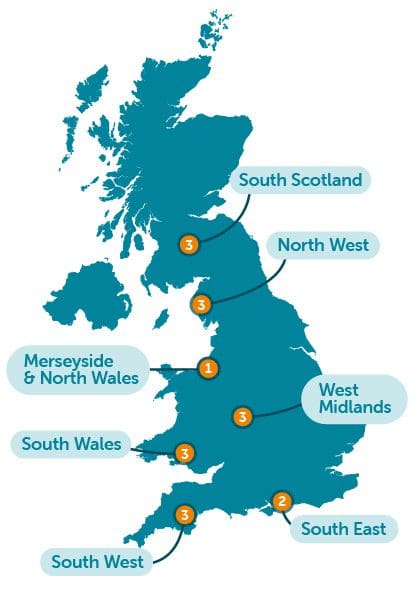 Priciest places to charge an EV map