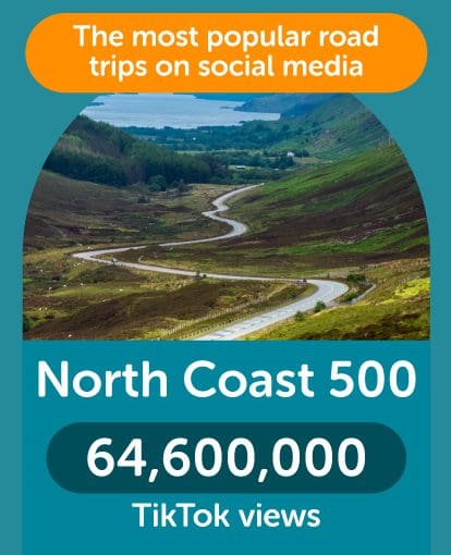 North Coast 500 most Tiktok views